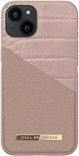 Ideal of Sweden Atelier Mobile Phone Case for iPhone 13, Rose Smoke Croco