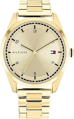 Tommy Hilfiger griffin men's champagne dial watch - 1710457