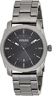 Fossil Mens Machine Stainless Steel Watch Fs4774Ie, Smoke, SMOKE, bracelet