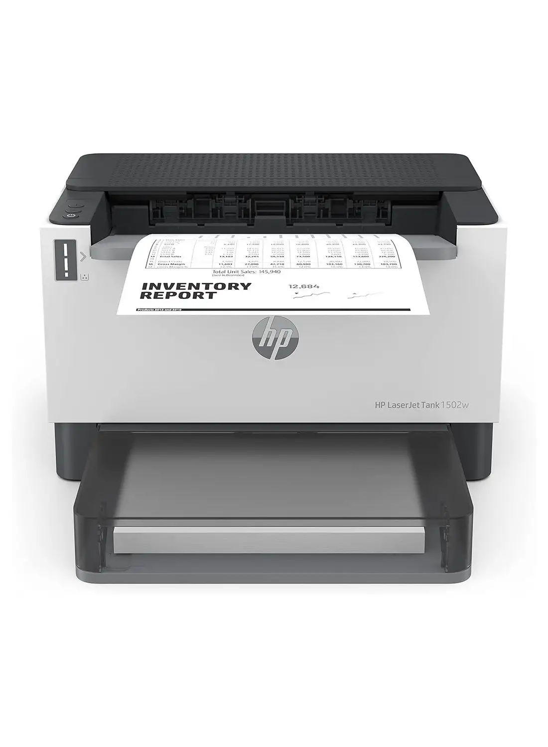 HP LaserJet Tank 1502w Printer - Black and white, Compact Size; Energy Efficient, Dualband Wi-Fi; Up to 20,000 pages per month duty cycle White