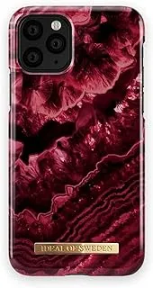 Ideal of sweden mobile phone case for iphone 11 pro/xs/x, claret agate