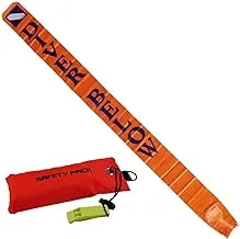 Scuba Choice 6' Surface Marker with Pouch and Whistle