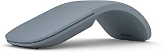 Microsoft CZV-00072 Snap Flat Surface Arc Connect Via Bluetooth Mouse, Ice Blue Color