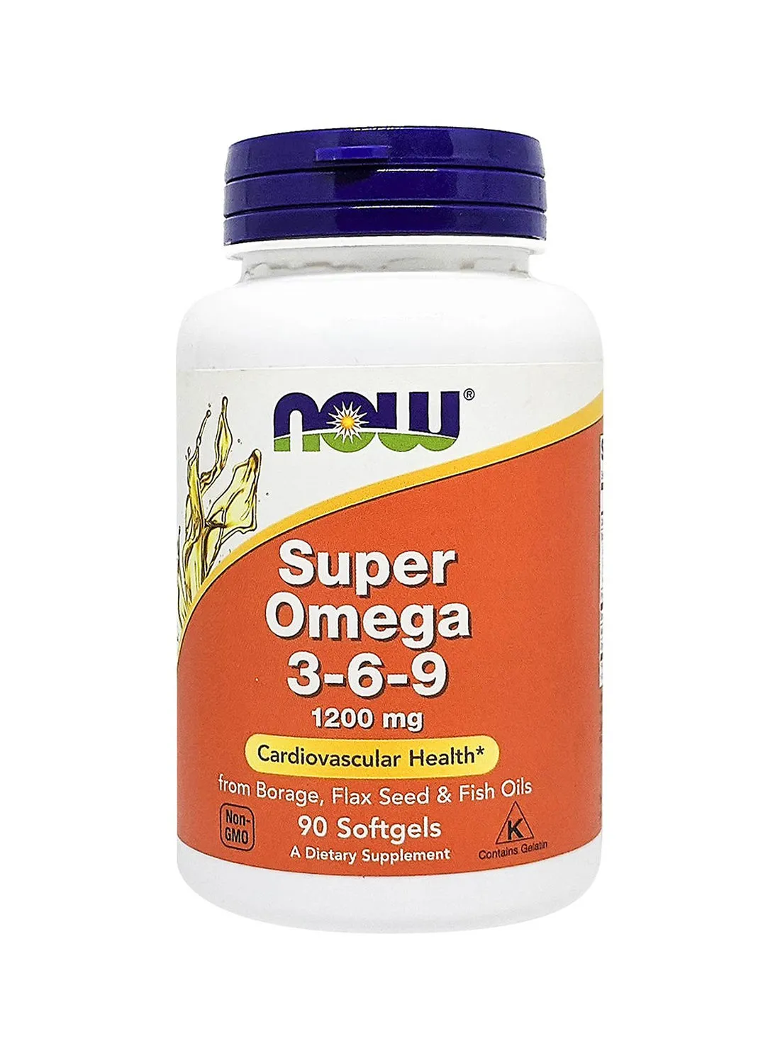 Now Foods Super Omega 3-6-9 1200 mg  90 Softgels