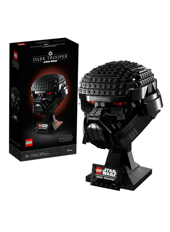 LEGO 75343 Star Wars Dark Trooper Helmet  Building Kit 693 Pieces