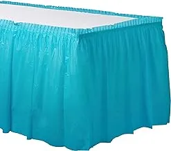 Caribbean Plastic Table Skirt 14ft X 29in