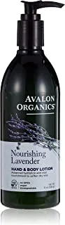 Avalon Organics Nourishing Lavender Hand & Body Lotion, 12 oz.