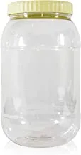 Sunpet Food Storage Canisters, Plastic, Red, 2000 ml, Pack of 6