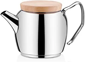Korkmaz Montana Teapot, Silver 1.1 Liter Capacity Standard KA-024