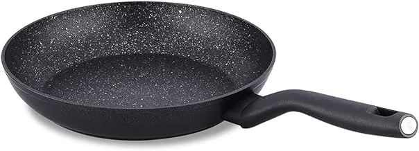 Korkmaz A2948 Nora Granite Pan, 28 cm X 4.6 cm Size, Black