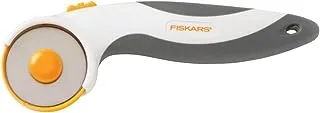 Fiskars 01-005828 Titanium Comfort Stick Rotary Cutter, 45 mm