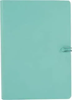 Hema A5 Synthetic Leather Notebook, Mint Green