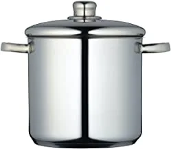 MasterClass Stainless Steel Stockpot 20cm (5.5 Litres), Labelled