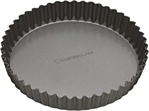 MasterClass Non-Stick Fluted Loose Base Quiche Tin Round 20cm (8