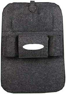 Pocket Storage Bag Car Auto Vehicle Seat Back Hanger Holder Dark Gray