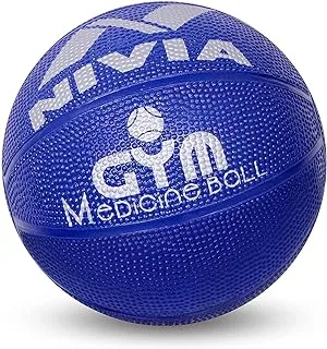 Nivia Medicine Gym Ball, 3kg (Blue)