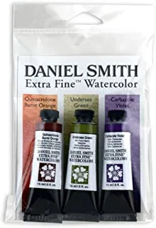 DANIEL SMITH 285250077 Extra Fine Secondary Watercolor Set, 3 Tubes, 15ml