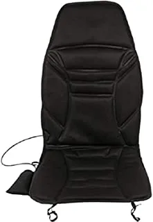 غطاء مساج لكرسي كامل بأربعة محركات منفصلة لراحة الظهر (أسود)