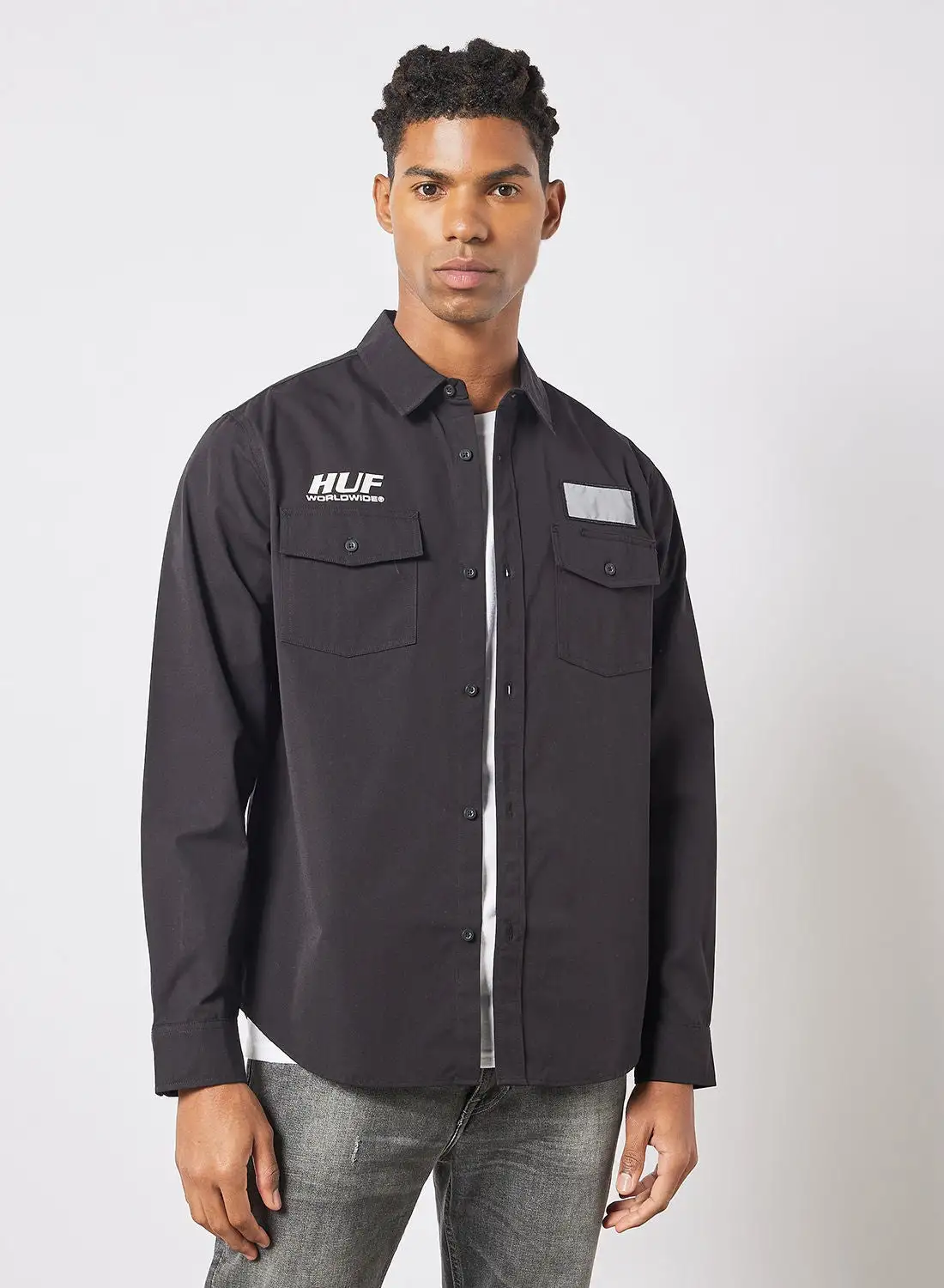 HUF Porter Long Sleeve Work Shirt