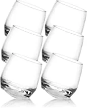 Ocean Cuba Rock Glass, Pack of 6, Clear, 270 ml, J14209