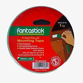 Fantastick Double Sided Adhesive Mounting Tape, Green - ‎FK-M245N