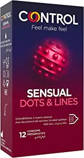 Control Sensual Dots & Lines Condoms 12'S,
