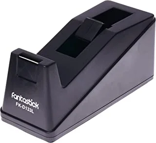 Fantastick FK-D133L-BK Tape Dispenser with 1-Inch Core, Black