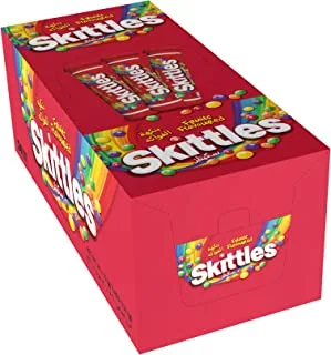 Skittles fruit candies tubes, 30.6 gx24 pcs