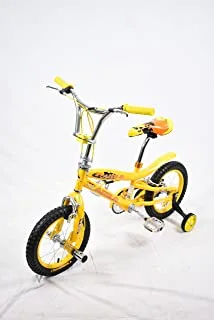 دراجة أطفال Amla Care Cobra بجناح ، مقاس 14 بوصة ، أصفر