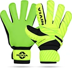 Nivia 901 Ditmar Spider Goalkeeper Gloves, Men's Large (Green/Black)