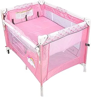 Amla Care PL307AP Baby Bunk Bed, Pink