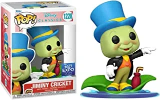 Funko Pop! Disney: Classic - Jiminy Cricket on Leaf (D23 Expo), Collectibles Toys 66379
