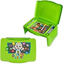 CoComelon Kids Nap Mat Set – Includes Pillow and Fleece Blanket – Great for Girls Napping During Daycare, Preschool, or Kindergarten - Fits Toddlers and Young Children