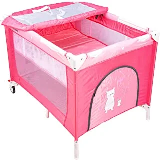 Amla Care Baby Portable Playground and Bed, Pink