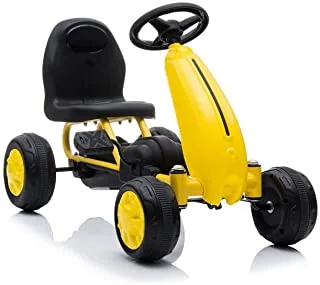 Amla Care B001Y Pedal Car for Kids, Yellow