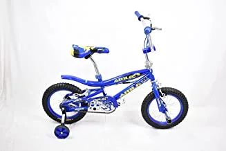 Amla Care Cobra Kids Bike with Wing, 14-Inch Size, Blue