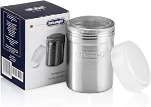 Delonghi Cocoa Shaker and Sprinkler Steel 175ml DLSC061 Steel,