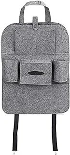 Auto Car seat Back Grey Multi-Pocket Storage Bag Organizer holder