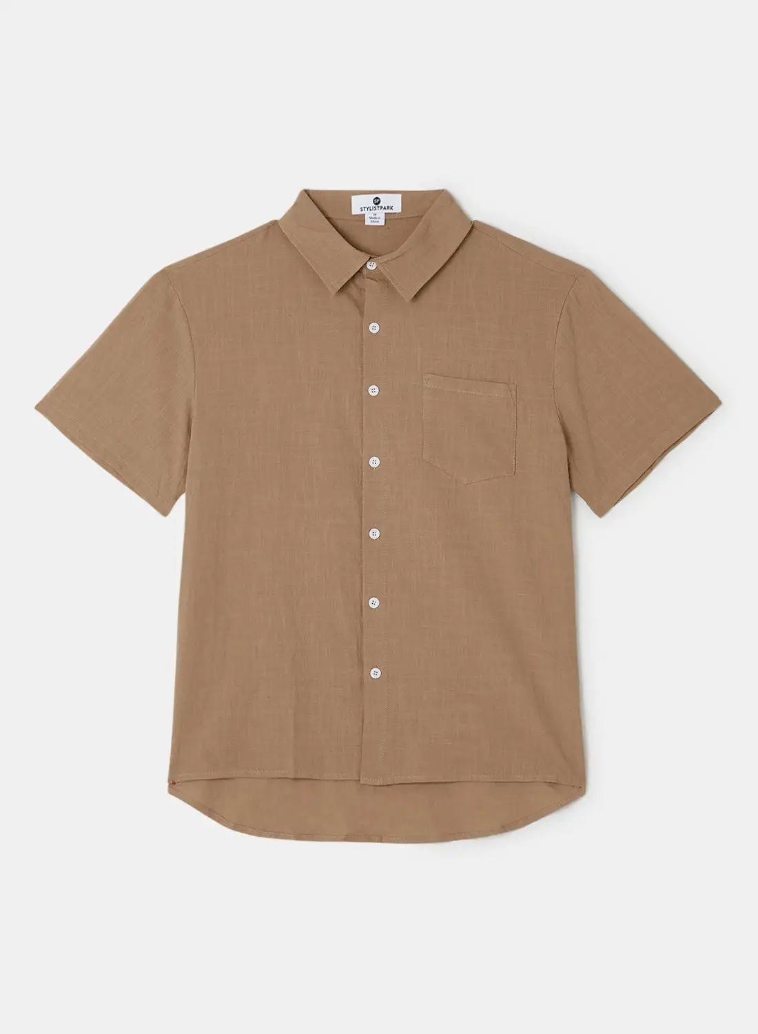 STYLISTPARK Basic Relaxed Collared Shirt