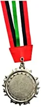 ليدر سبورت M12370 ميدالية فضية لامعة