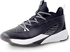 Peak E11151A Men's Basketball Match Shoes, Size E40, Black/White