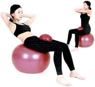 Leader Sport Mushroom Gym Ball, 65 cm Length, Pink