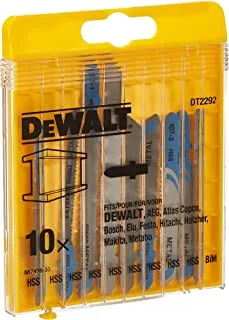 DEWALT 10 Pieces Metal-Cutting Jigsaw Blades Set DT2292-QZ