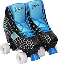 TA Sports GW-8000 Roller Skate, 38-39 Size, Black/Blue