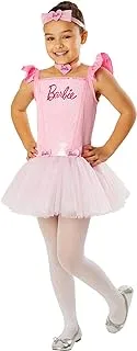Rubie's Rubies Official Barbie Ballerina Child Dress, Kids Fancy Large 7-8 Years Pink L 702186L