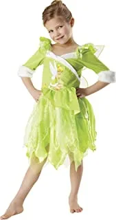 Rubie's 881869-L, Tinkerbell Winter Book Week anf d World Book Day Costume for Girls, Green, L