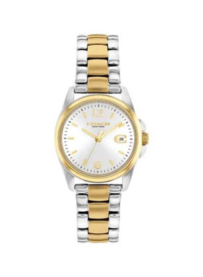 COACH Women's Greyson Silver White Dial Wrist Watch - 14503909
