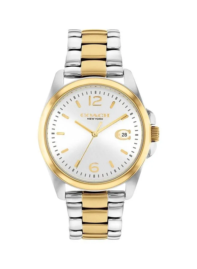 COACH Women's Greyson Silver White Dial Wrist Watch - 14503913