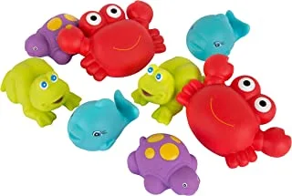 Playgro Playgro Floating Sea Friends- Fully Sealed 0187483 for baby infant toddler children, Great start for a world of learning, Multi