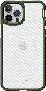 IT Skins HYBRID/TEK 3m Drop Safe For Apple iPhone - Olive Green and Transparent